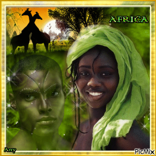 AFRICA..... - GIF animado grátis
