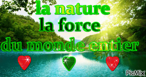 la nature ♥♥ - Бесплатный анимированный гифка