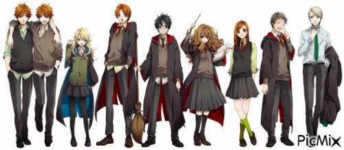 Personnages principaux Harry Potter - ücretsiz png