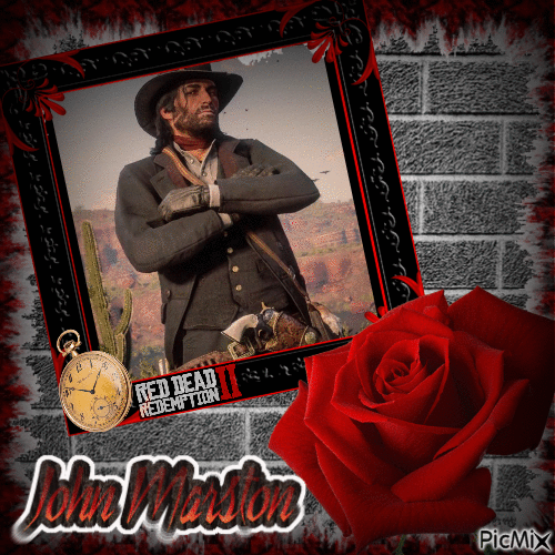 John Marston Red Dead Redemption 2 - Bezmaksas animēts GIF