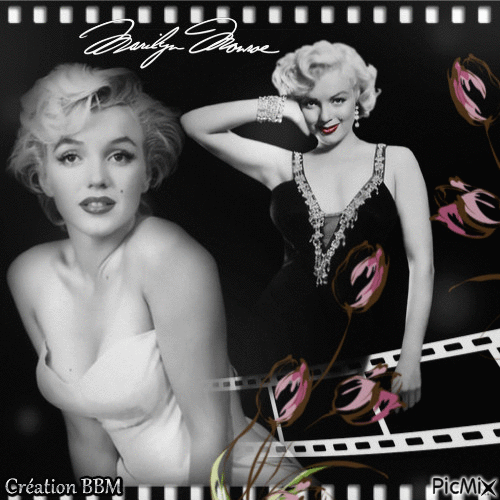 Marilyn Monroe par BBM - Bezmaksas animēts GIF