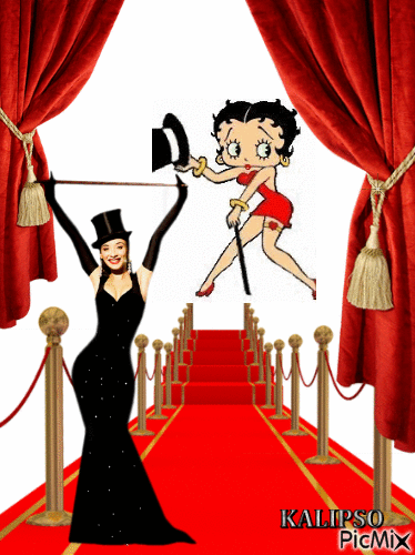 Betty and the cabaret - GIF animate gratis