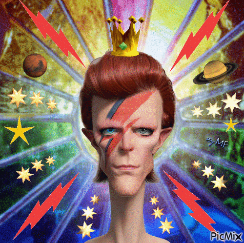 David Bowie - Nemokamas animacinis gif