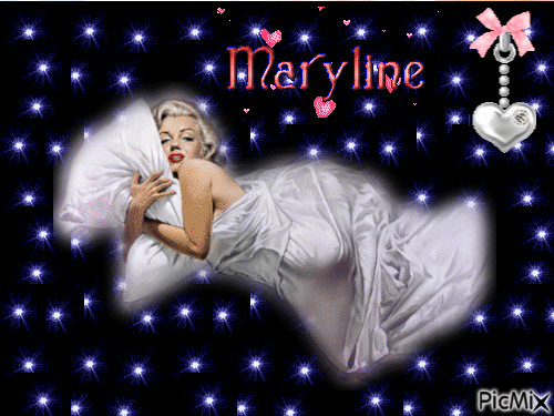 MARYLINE MONROE - GIF animé gratuit