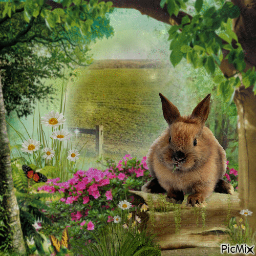 Jacob le petit lapin - GIF animado grátis