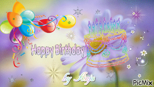 Happy Birthday! - GIF animasi gratis