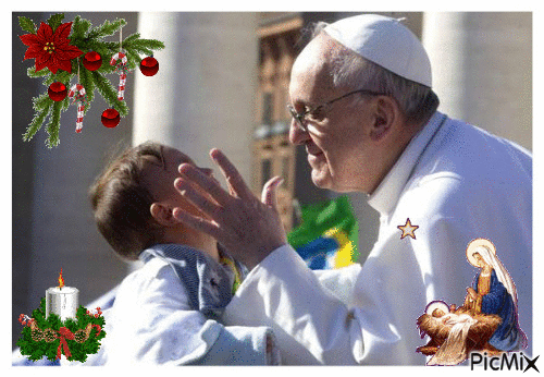 Papa Francesco - Ingyenes animált GIF