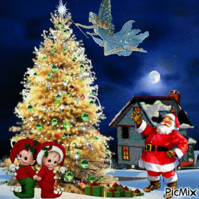 Karácsony - Darmowy animowany GIF