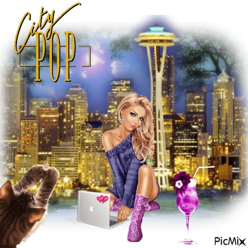 City Pop Seattle - Free PNG