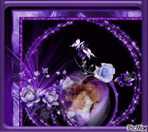 Lovely Purple - Darmowy animowany GIF