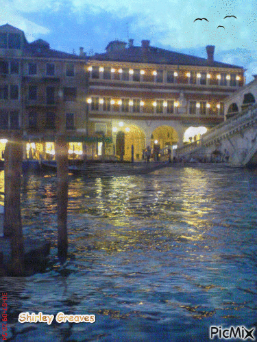 Venetian Night - GIF animado grátis