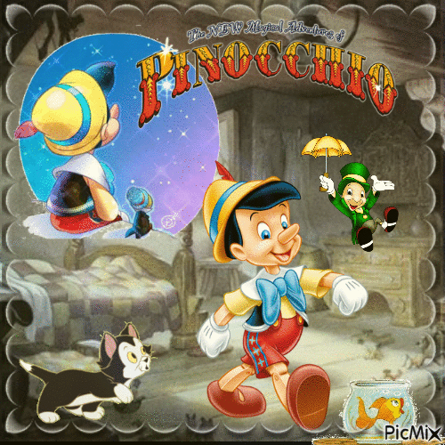 Pinocchio - GIF animate gratis