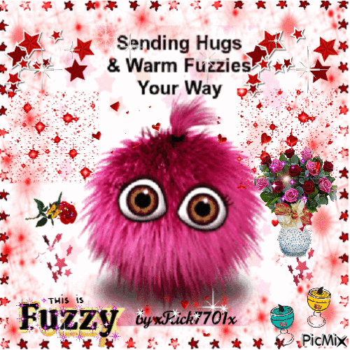 Sending more Hugs and  Fuzzies 6-18-23  by xRick - Nemokamas animacinis gif