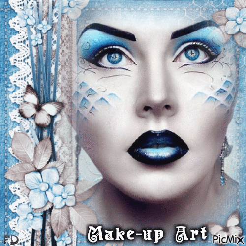 Make-up ART - Безплатен анимиран GIF