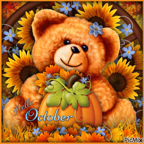 Hello October-RM-10-04-23 - Бесплатный анимированный гифка
