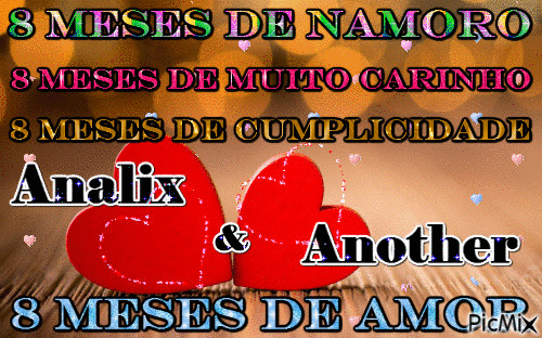 8 Meses de Namoro - Бесплатный анимированный гифка
