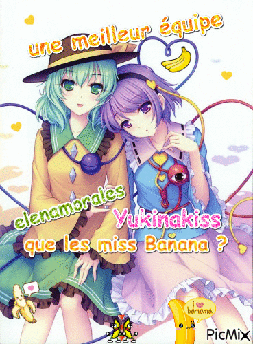 les miss banana - Безплатен анимиран GIF