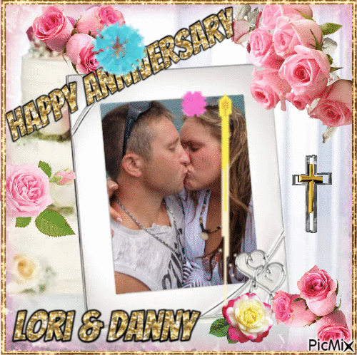 Danny N Lori Happy Anniversary - GIF เคลื่อนไหวฟรี