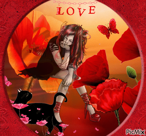 Red Love - 無料のアニメーション GIF
