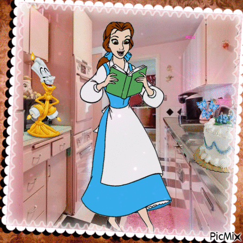 "Belle" en la vida real - Darmowy animowany GIF