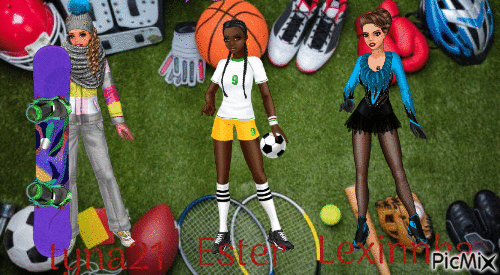 Afrodite - Sportovní aktivity - Darmowy animowany GIF