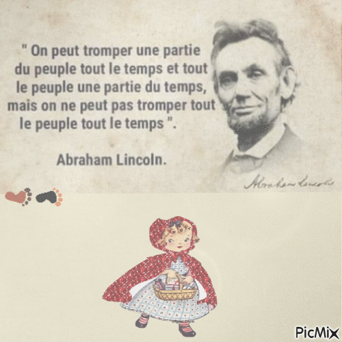 Abraham Lincoln - GIF animate gratis