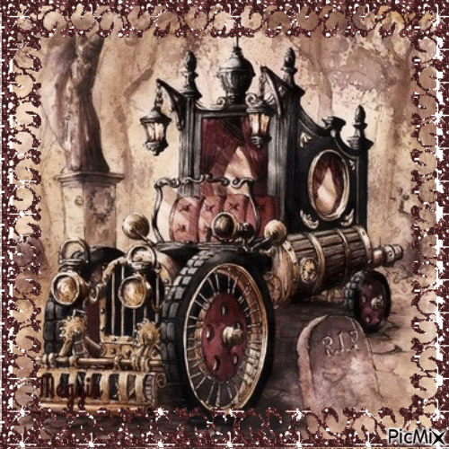 steampunk machine - Бесплатный анимированный гифка