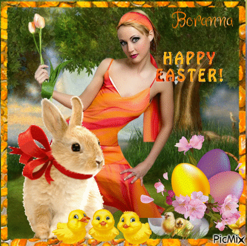 Easter greetings - Free animated GIF