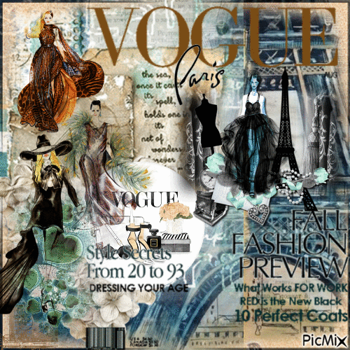 Vogue Paris - Δωρεάν κινούμενο GIF