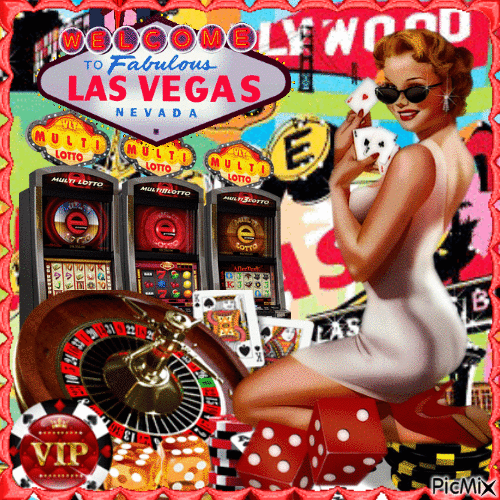 Concours.....Las Vegas casino - GIF animé gratuit