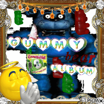 get the gummy bear album in stores on novemeber 13th - GIF animado grátis