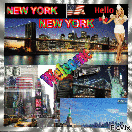 NEW YORK - Darmowy animowany GIF