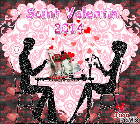 Saint Valentin - Gratis animerad GIF