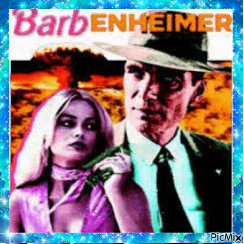 Barbenheimer - GIF animado grátis