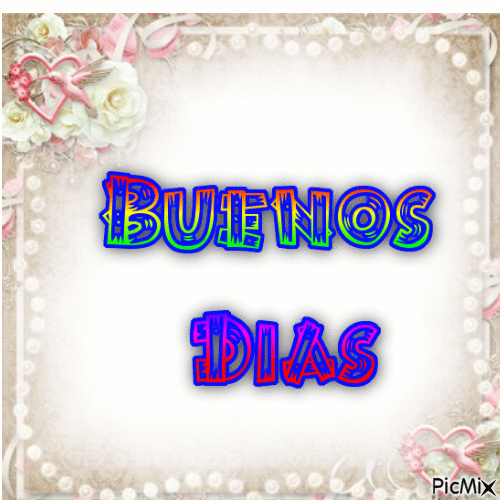BUENOS DÍAS - 無料のアニメーション GIF