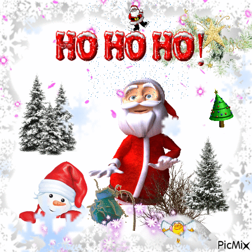 Santa Claus. - GIF animate gratis