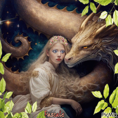 Fantasy "Le Dragon".. - 無料のアニメーション GIF