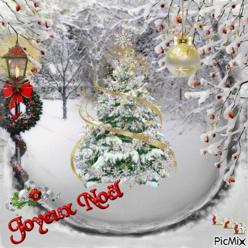 Joyeux Noel - Δωρεάν κινούμενο GIF