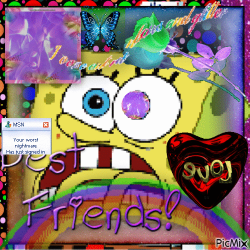 spongebob ib weirdcore - Gratis animerad GIF