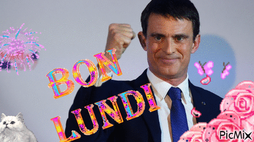 Manuel Valls Lundi - Ingyenes animált GIF