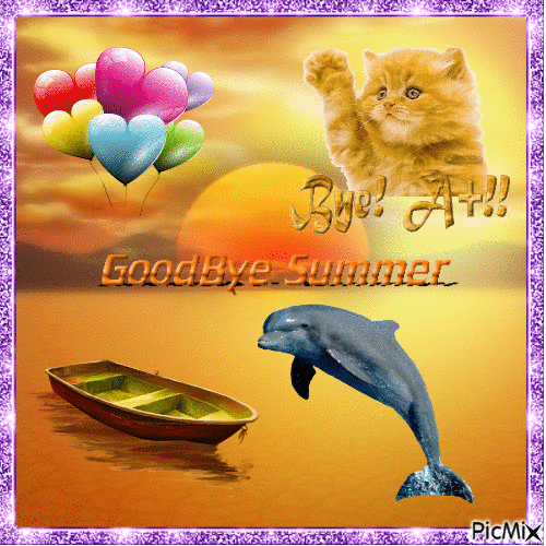 goodbye summer 2020 - Gratis animeret GIF