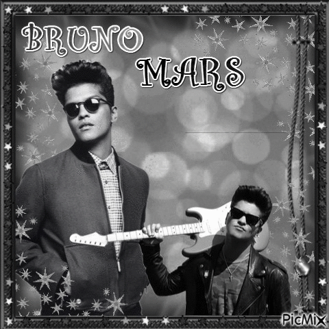 Bruno Mars - Бесплатный анимированный гифка