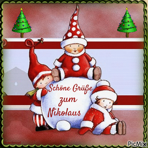 Schöne Grüße zum Nikolaus - Bezmaksas animēts GIF