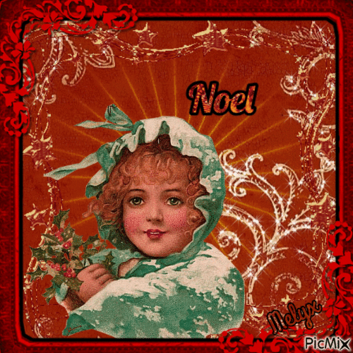 vintage noel - Ingyenes animált GIF