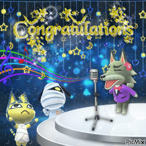 Congratulations! - Darmowy animowany GIF