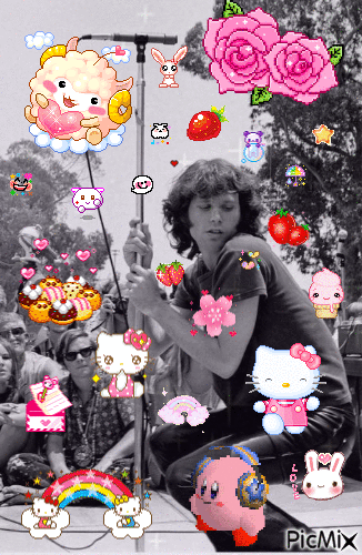 Jim Morrison - GIF animado grátis