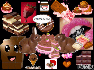 chocolats - Darmowy animowany GIF