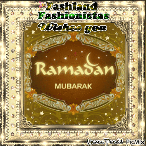Ramadan Mubarak - GIF animé gratuit