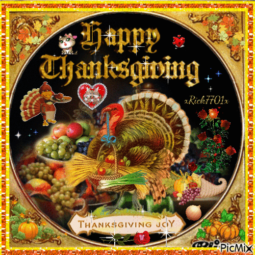 Happy Thanksgiving   10-30-22   by xRick7701x - Zdarma animovaný GIF