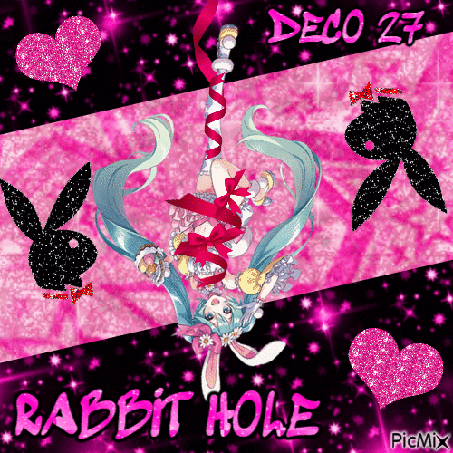 Deco 27 Rabbit Hole - GIF animé gratuit